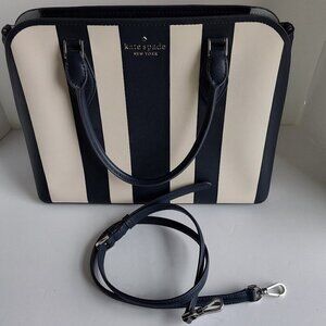 Kate Spade Darcy Pond Navy/White Crossbody Handbag